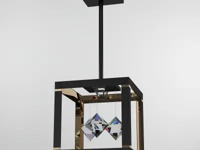 FYRA 1 chandelier 3D model
