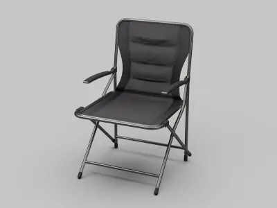 Padded Folding Chair 3D model