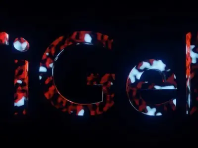 Cinematic Text 3D model