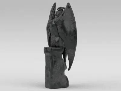Lucifer Statue 3D model