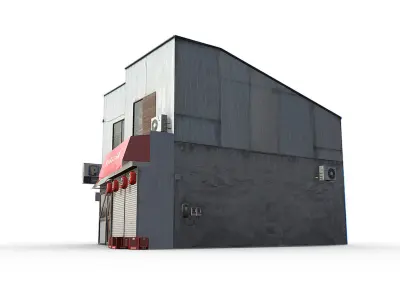 Tokyo House 009 Low-poly 3D model