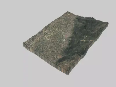 Cordoba City Low-poly 3D model