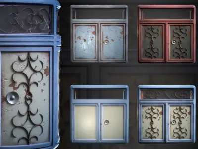 Old Door - VOL 02 -  SBsar - Maps Texture