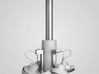 Halogen Lamp Set 3D model