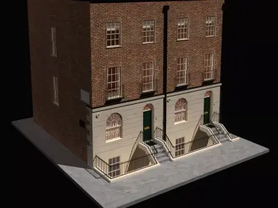 Old English Block House 3D model