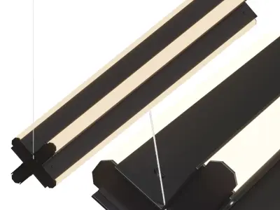 Juniper Axis X Low-poly 3D model