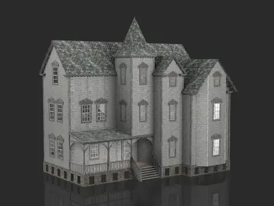 Old Abandoned House 6 3D model