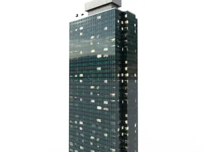 580 Collins Street tower 3D model