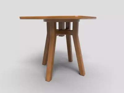 Square Table CG82 3D model