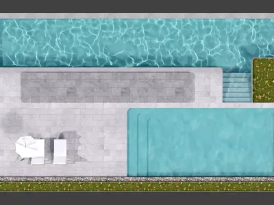 SWIMMING POOL NO109 A 3D model