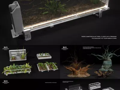 BIO Laboratory props 3D model