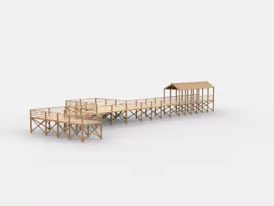 boardwalk structure  3D model