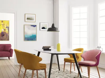 Dining Room 123 Interior 3D model
