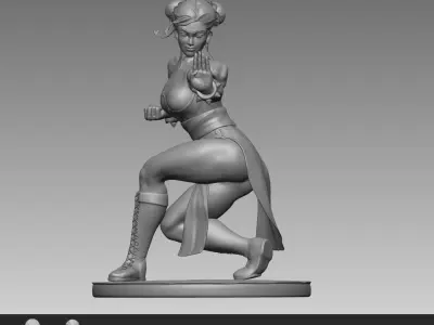 Chun Li Street Fighter  3D print model