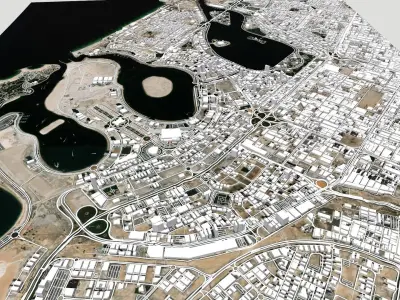 Al Majaz Sharjah United Arab Emirates 3D model