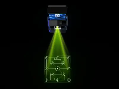 Kiosk football sports 3D model