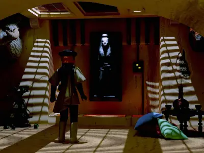 Jabbas Throne Room - Set 5a - Trophy room Attributes 1-18 scale 3D print model