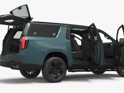  2025 Chevrolet Suburban Z71 4WD Rigged for Maya 