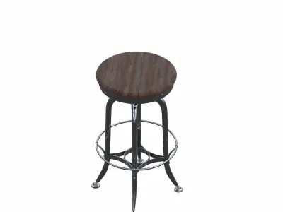 Barchair 3D model