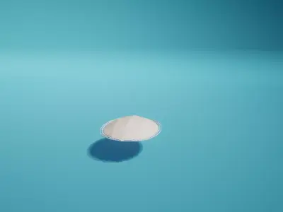 Ground Small Round Free low-poly 3D model