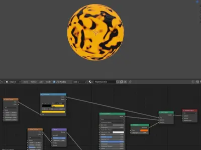 Lava material Texture