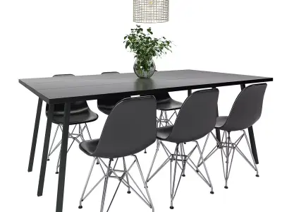 Dining Furnitures Set 54 3D model