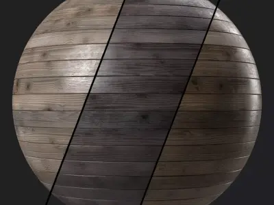 Wood Materials 29- Wooden Panel - Sbsar Seamless PBR 4k Texture