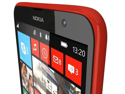 Nokia Lumia 1320 red 3D model