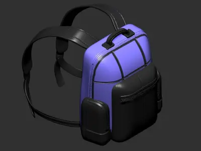 backpack sculpt 3d printable  3D model