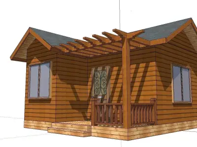 Creative Design-Holiday Cabin-0101 3D model