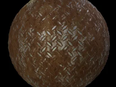 Steel checker plate material Texture