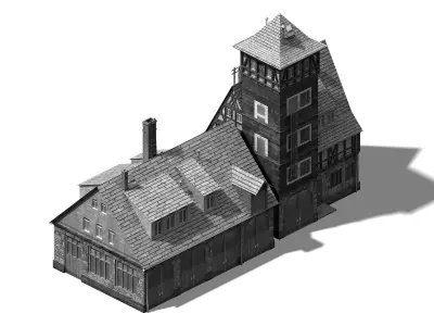 Heterogeneous - Architecture - Building 02 3D model