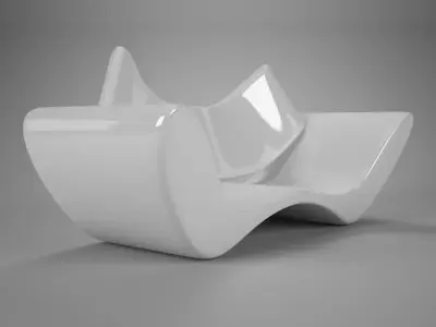 Plastic Simple Vray material Free 3D model