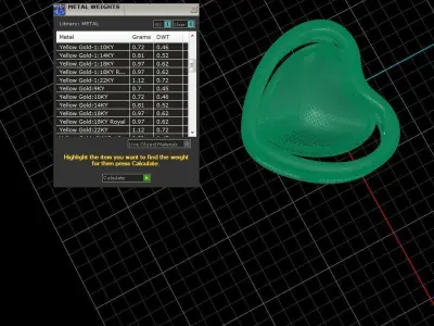 Kids Heart Pendants 3dm STL OBJ FBX Renders Details 3D print model buy