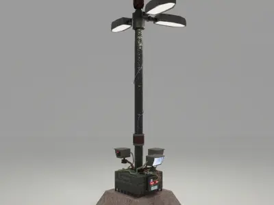 Blade Runner Street Lamp 3D model