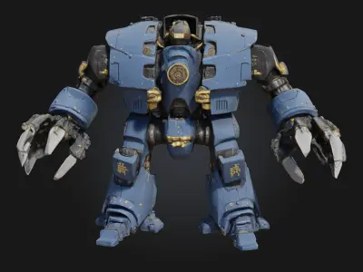 Mech Warrior Guardian 3D model