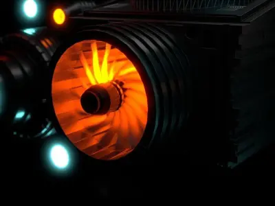 Sci fi Spaceship 3D model purchase
