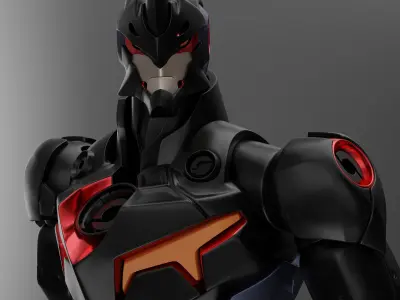 Gurren Lagann Lazengann 3D model