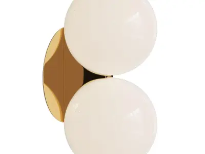 Brass Architectural DS150 Wall Light 3D model