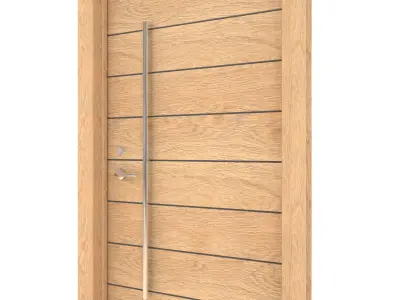 Door Collection-003 Light Wood 3D model