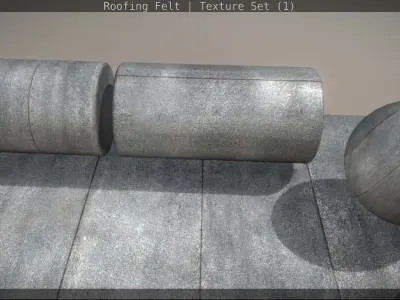 Roofing Felt - Texture Set - 1 Texture