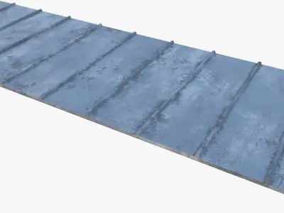 Roof 0001 Low-poly 3D model