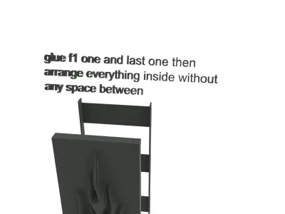 parametric wood skull 3D print model