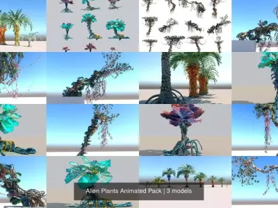 Alien Plants Animated Pack