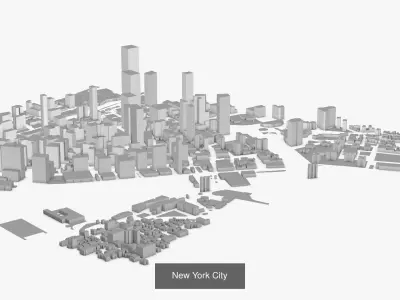 Cities 9 3D Models 3D Model Pack