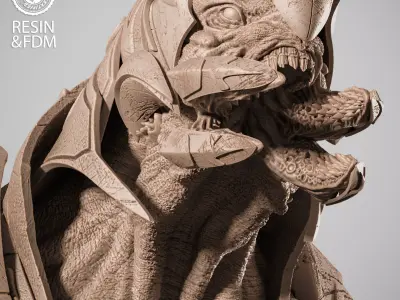 Wicked Movies Arbiter Portrait Bust 3D print model