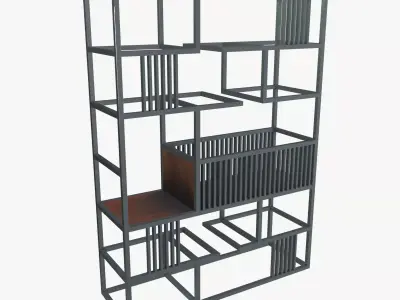 Shelf Frame Low-poly 3D model