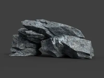 Rock 5-6 Low-poly 3D model