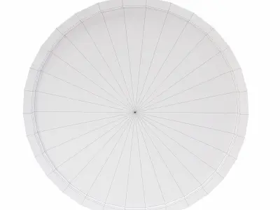 Circular window lowpoly 3d model Free low-poly 3D model