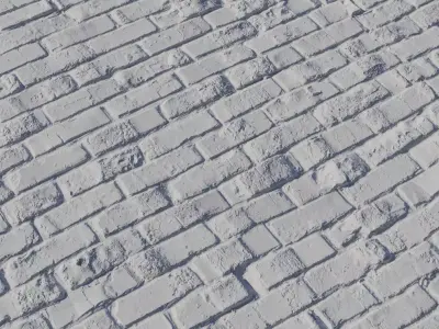 Weathered Reclaimed Brick Wall Texture